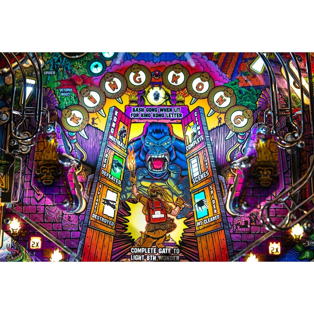 King Kong: Myth of Terror Island Pinball Machine by Stern - 2025 Edition - Image 8